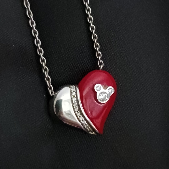 Disney RED Heart Pendant by Petra Azar - Picture 6 of 6